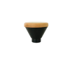 Precision Single Dose Hopper in Maple Wood - Black - Coffee