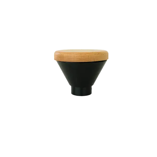 Precision Single Dose Hopper in Maple Wood - Black - Coffee