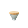 Precision Single Dose Hopper in Maple Wood - Stainless Steel