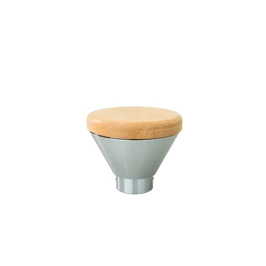 Precision Single Dose Hopper in Maple Wood - Stainless Steel