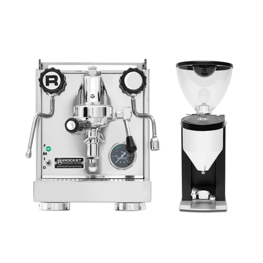 Rocket Appartamento OG Black Coffee Machine & Rocket Faustino Bundle (Includes Free Precision Starter Pack & 250g Elements Blend) - Australia - Di Pacci