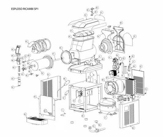 SPM SP 2x 5L Insulated Bowl Caffe Crema Machine (Made In Italy) - Australia - Di Pacci