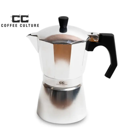 Stove Top Coffee Culture 3 Cup - Silver