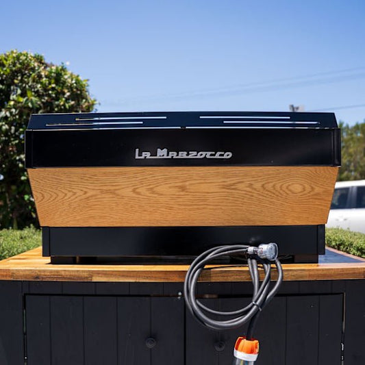 STUNNING 3 Group La Marzocco Pb Custom Black & Timber - Australia - Di Pacci