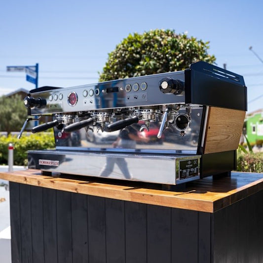 STUNNING 3 Group La Marzocco Pb Custom Black & Timber - Australia - Di Pacci