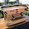 Stunning Custom Fire Gold La Marzocco PB 2 Group – Pre - Loved - Australia - Di Pacci
