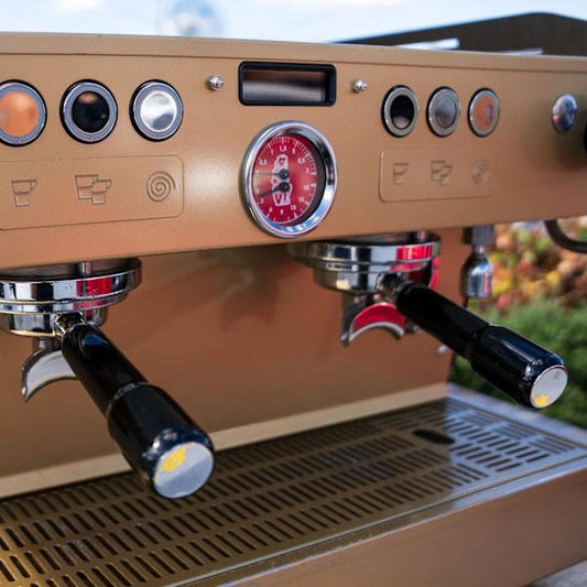 Stunning Custom Fire Gold La Marzocco PB 2 Group – Pre - Loved - Australia - Di Pacci