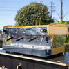 Stunning Custom Yellow & Chrome 3 Group La Marzocco PB COFFEE MACHINE - Australia - Di Pacci