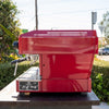 Stunning Immaculate Custom 3 Group La Marzocco PB In Candy Apple Red - Australia - Di Pacci