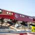 Stunning Immaculate Custom 3 Group La Marzocco PB In Candy Apple Red - Australia - Di Pacci
