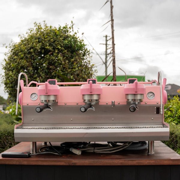 Stunning Synesso 3 Group MVP Custom Coffee Machine In Pink - Australia - Di Pacci