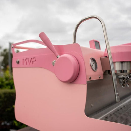 Stunning Synesso 3 Group MVP Custom Coffee Machine In Pink - Australia - Di Pacci