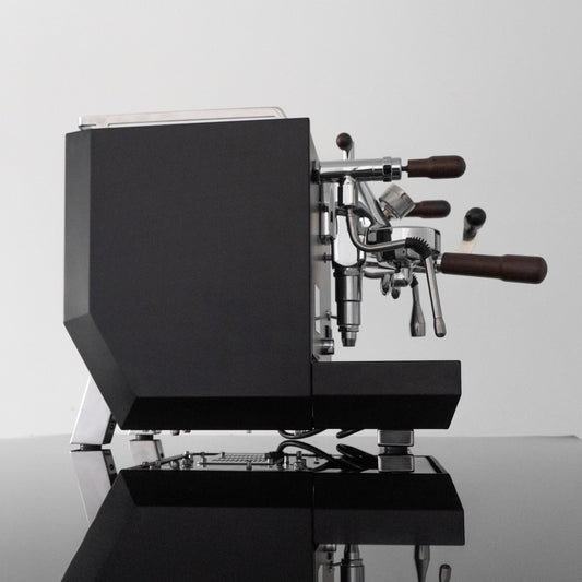 Torre Adele Matte Black With Wood Coffee Machine - Australia - Di Pacci