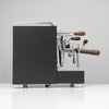 Torre Luigino TSP MT Matte Black with Wood and Joystick Coffee Machine - Australia - Di Pacci