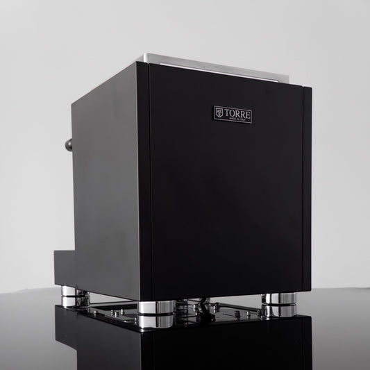 Torre Peppina EVO Matte Black With Wood Coffee Machine - Australia - Di Pacci