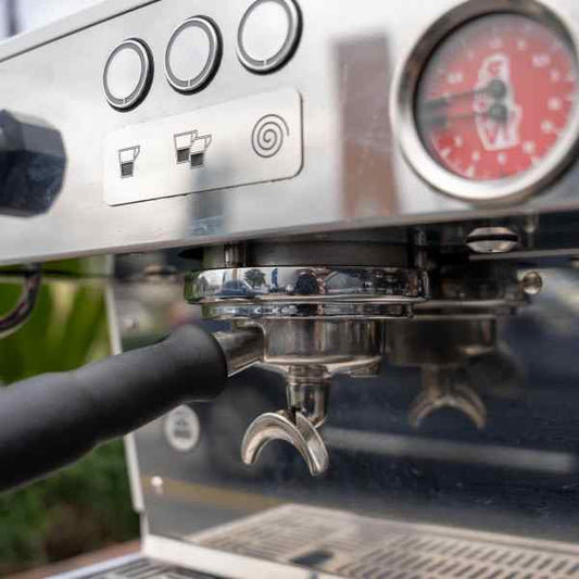 Used 2 Group La Marzocco PB 2020 model Commercial coffee machine - Australia - Di Pacci