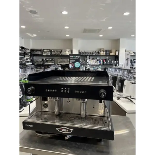 Used 2 Group Wega Pegaso 15 amp High Cup Comercial Coffee