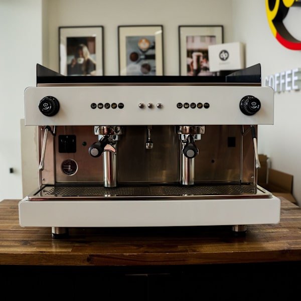 Used Jaw - Dropping White Wega Pegaso Tall Cup – 15 Amp Gloss Finish - Australia - Di Pacci
