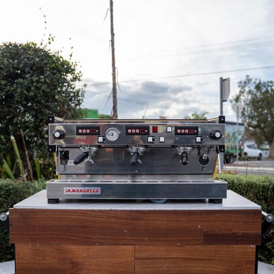 Used La Marzocco Linea 3 Group Custom Canary Yellow with Shot Timers - Australia - Di Pacci