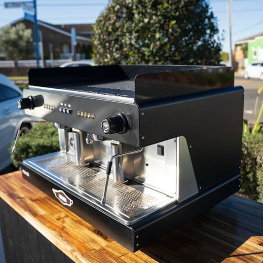 Used Wega Pegaso 2 Group Black Tall Cup – Fully Serviced & Ready to Go - Australia - Di Pacci