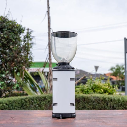 Used White DIP DK65 Coffee Grinder – Excellent Condition - Australia - Di Pacci