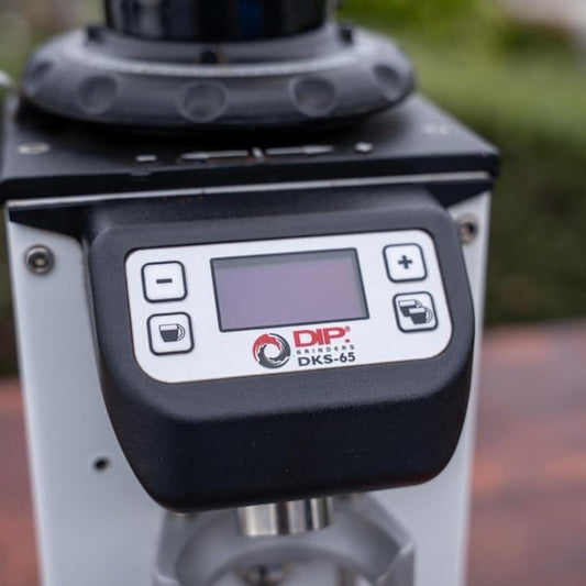 Used White DIP DK65 Coffee Grinder – Excellent Condition - Australia - Di Pacci
