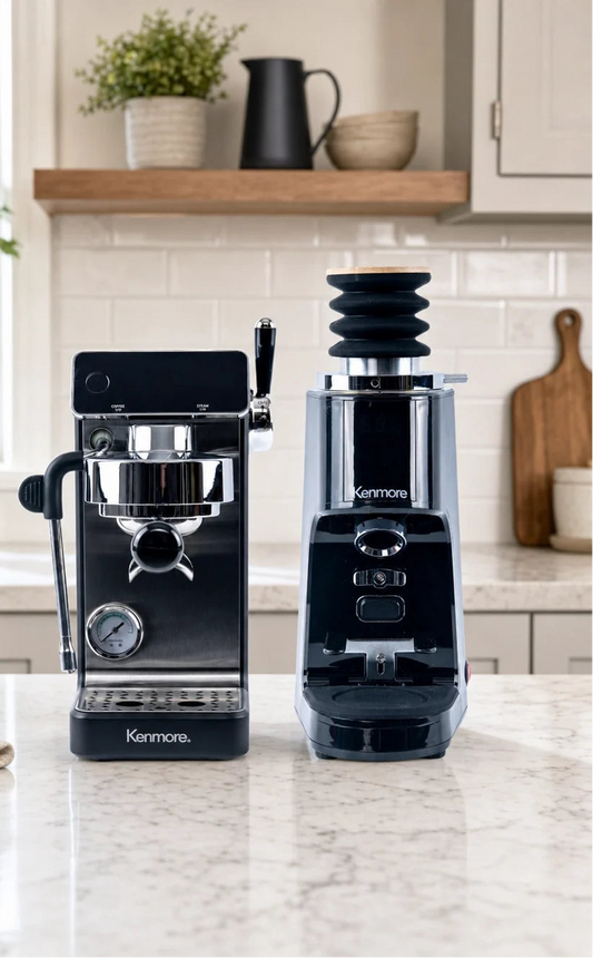 Kenmore Dualis Espresso Machine & Grinder Package