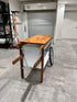 Vintage Style Coffee Cart With Wheels Timber White - Australia - Di Pacci