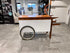 Vintage Style Coffee Cart With Wheels Timber White - Australia - Di Pacci