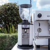 White Futurmat Ottima & DIP DS - 68 Grinder + Precision Accessories & Stainless Steel Coffee Cart Package - Australia - Di Pacci